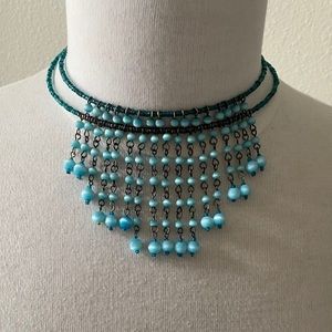 Blue bead Necklace